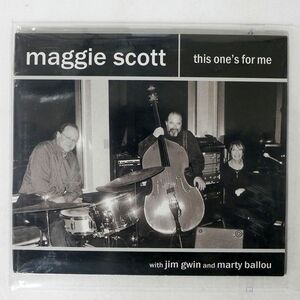 紙ジャケ 未開封 MAGGIE SCOTT/THIS ONE’S FOR ME/NONE NONE CD □