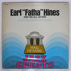 EARL HINES AND HIS ALL-STARS/EARL "FATHA" HINES AND HIS ALL-STARS/HALL OF FAME JG609 LP