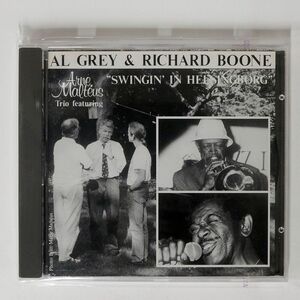 AL GREY & RICHARD BOONE/SWINGIN’ IN HELSINGBORG/FOUR LEAF CLOVER FLC CD 119 CD □