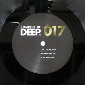 IAN O’DONOVAN/REDEMPTION E.P./KOMPLEX DE DEEP KDD017 12