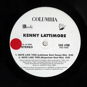 KENNY LATTIMORE/DAYS LIKE THIS/COLUMBIA CAS4700 12