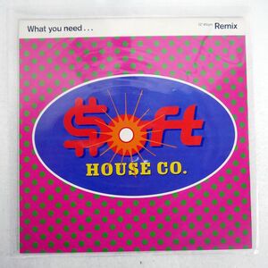 SOFT HOUSE COMPANY/WHAT YOU NEED (REMIX)/GLOBAL VILLAGE NORXR2 12