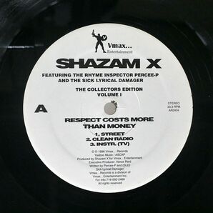 米 SHAZAM X/RESPECT COSTS MORE THAN MONEY (THE COLLECTORS EDITION VOLUME I)/VMAX ENTERTAINMENT AR2404 12の画像2