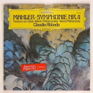 独 CLAUDIO ABBADO/MAHLER : SYMPHONIE NR.4/DG 2530966 LP