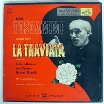 米 TOSCANINI/CONDUCTS VERDI’S LA TRAVIATA COMPLETE OPERA/RCA VICTOR RED SEAL LM6003 LP_画像1