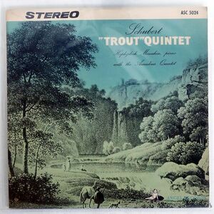 赤盤 MENUHIN/SCHUERT QUINTET D667 "TROUT"/ANGEL ASC 5024 LP