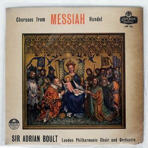 A.BOULT/HENDEL: CHORUSES FROM "MESSIAH"/LONDON KING MP96 10