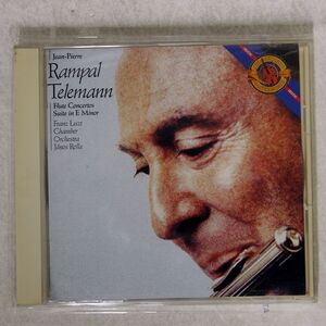RAMPAL/TELEMANN : FLUTE CONCERTOS/CBS 30DC5031 CD □