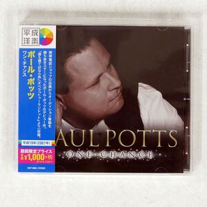 PAUL POTTS/ONE CHANCE/SONY SICP-6069 CD □