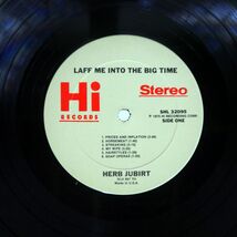 HERB JUBIRT/LAFF ME INTO THE BIG TIME/HI SHL32095 LP_画像2