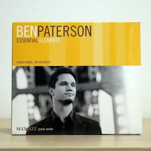 デジパック 未開封 BEN PATERSON/ESSENTIAL ELEMENTS/MAXJAZZ MXJ 223 CD □