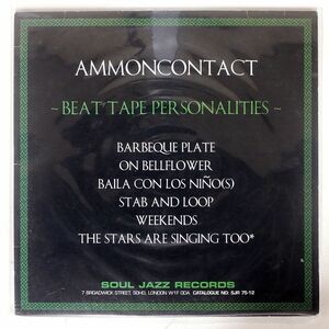 英 AMMONCONTACT/BEAT TAPE PERSONALITIES EP/SOUL JAZZ RECORDS SJR7512 LP