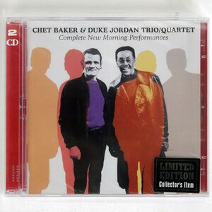 未開封 CHET BAKER & DUKE JORDAN TRIO/QUARTET/COMPLETE NEW MORNING PERFORMANCES/DOMINO 891238 CD