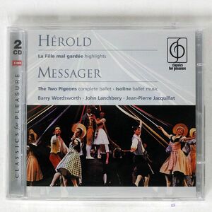 WORDSWORTH/RLPO/LANCHBERY/HEROLD: LA FILLE MAL GARDEE [HIGHLIGHTS]; MESSAGER: THE TWO PIGEONS; ISOLINE/EMI 7243 5 86178 CD