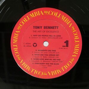 米 TONY BENNETT/ART OF EXCELLENCE/COLUMBIA C40344 LPの画像2