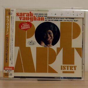 SARAH VAUGHAN/POP ARTISTRY/MERCURY UCCM3057 CD □