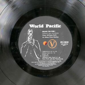 ペラ VA/DRUMS ON FIRE/WORLD PACIFIC PFJ5034 LPの画像2