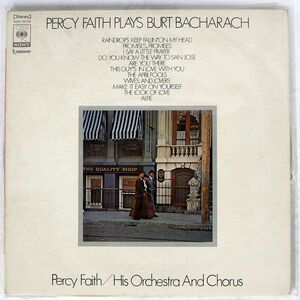 PERCY FAITH AND HIS ORCHESTRA AND CHORUS/PLAYS BURT BACHARACH/CBS SONY SONX60156 LP