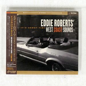 デジパック EDDIE ROBERTS/IT’S ABOUT TIME WEST COAST SOUNDS/P-VINE PCD93658 CD □