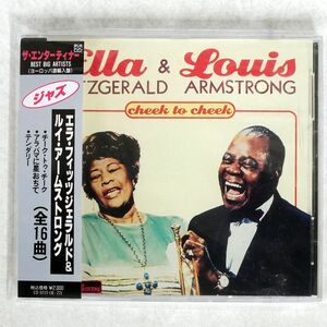 ELLA FITZGERALD & LOUIS ARMSTRONG/CHEEK TO CHEEK/ENTERTAINERS CD 0215 CD □