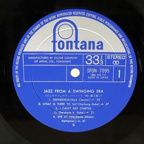 VA/JAZZ FROM A SWINGING ERA/FONTANA SFON-7095 LPの画像3