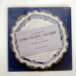 GEORGE SHEARING&MEL TORME/AN EVENING WITH/CONCORD JAZZ ICJ80230 LP