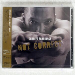 未開封 CHARLES SCHILLINGS/NOT CORRECT/RAMBLING RBCS2113 CD □