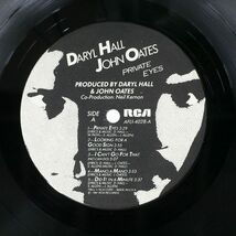 米 DARYL HALL & JOHN OATES/PRIVATE EYES/RCA AFL14028 LP_画像2