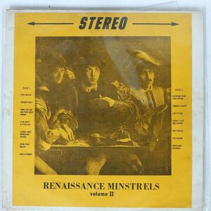 米 ブート BEATLES/RENAISSANCE MINSTRELS VOL.1/RENAISSANCE RECORDINGS RR1001 LP