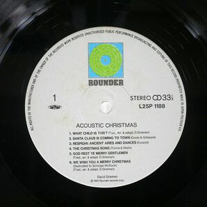 デビッド・グリスマン/アコースティック・クリスマス/ROUNDER L25P1188 LPの画像2