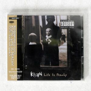 KORN/LIFE IS PEACHY/EPIC ESCA6571 CD □