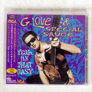 G. LOVE & SPECIAL SAUCE/YEAH, IT’S THAT EASY/OKEH ESCA6722 CD □