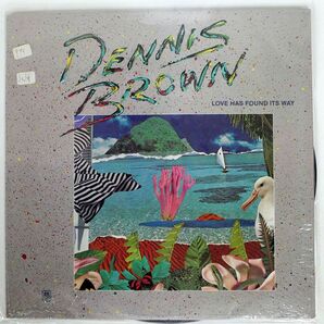 米 DENNIS BROWN/LOVE HAS FOUND ITS WAY/A&M SP4886 LPの画像1