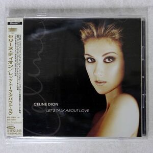 CELINE DION/LET’S TALK ABOUT LOVE/EPIC ESCA6877 CD □