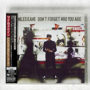 MILES KANE/DON’T FORGET WHO YOU ARE/SONY SICP3803 CD □