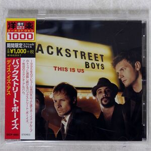 BACKSTREET BOYS/THIS IS US/SONY SICP4660 CD □