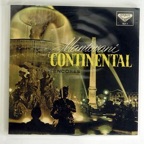 MANTOVANI AND HIS ORCHESTRA/MANTOVANI CONTINENTAL ENCORES/LONDON SLF7 10の画像1