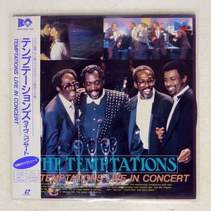 帯付き TEMPTATIONS/LIVE IN CONCERT/BANDAI MUSIC BML6 LD