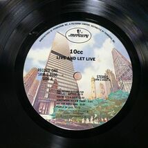 米 10CC/LIVE AND LET LIVE/MERCURY SRM28600 LP_画像2