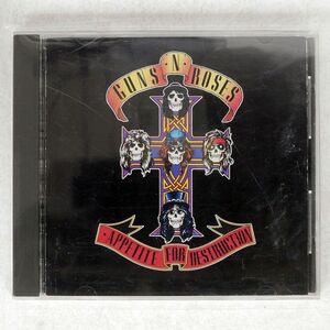 GUNS N’ ROSES/APPETITE FOR DESTRUCTION/GEFFEN RECORDS 32XD-821 CD □