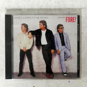 HUEY LEWIS AND NEWS/FORE!/CHRYSALIS CP32-5160 CD □