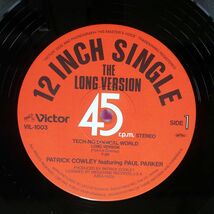 帯付き PATRICK COWLEY/TECH-NO-LOGICAL WORLD DON’T STOP/VICTOR VIL1003 12_画像2