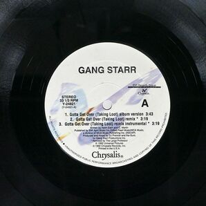 米 GANG STARR/GOTTA GET OVER (TAKING LOOT) FLIP THE SCRIPT/CHRYSALIS Y24821 12の画像2