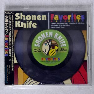 SHONEN KNIFE/FAVORITES/MCA MVCD17001 CD □