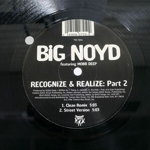 米 BIG NOYD/RECOGNIZE & REALIZE: PART 2/TOMMY BOY TB725 12の画像2