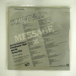 MELLE MEL/MESSAGE 2 (SURVIVAL)/SUGAR HILL SHL119 12