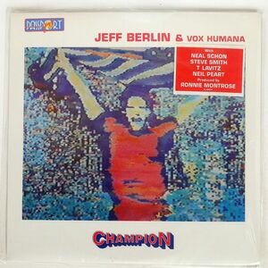 米 JEFF BERLIN/CHAMPION/PASSPORT JAZZ PJ88004 LP