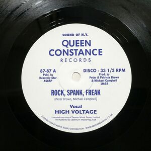 HIGH VOLTAGE/ROCK, SPANK, FREAK/QUEEN CONSTANCE 87-87 12