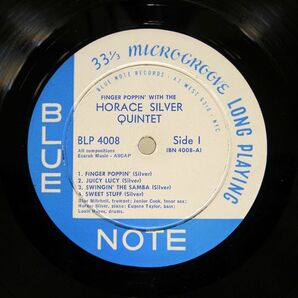 HORACE SILVER/FINGER POPPIN’/BLUE NOTE BLP4008 LPの画像3