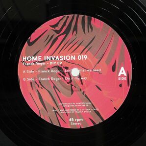 FRANCK ROGER/D.I.Y. EP/HOME INVASION HOMEINVASION019 12の画像1